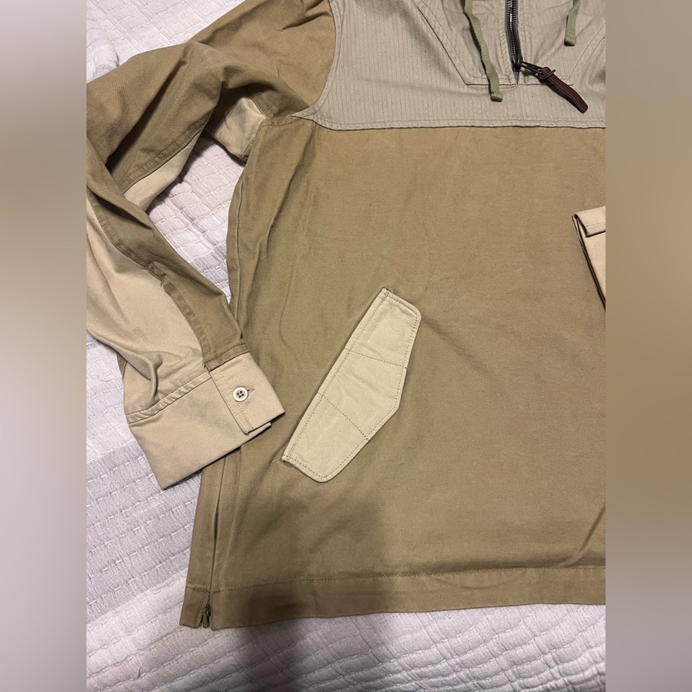 Burton Beige Pullover Jacket Medium - image 2